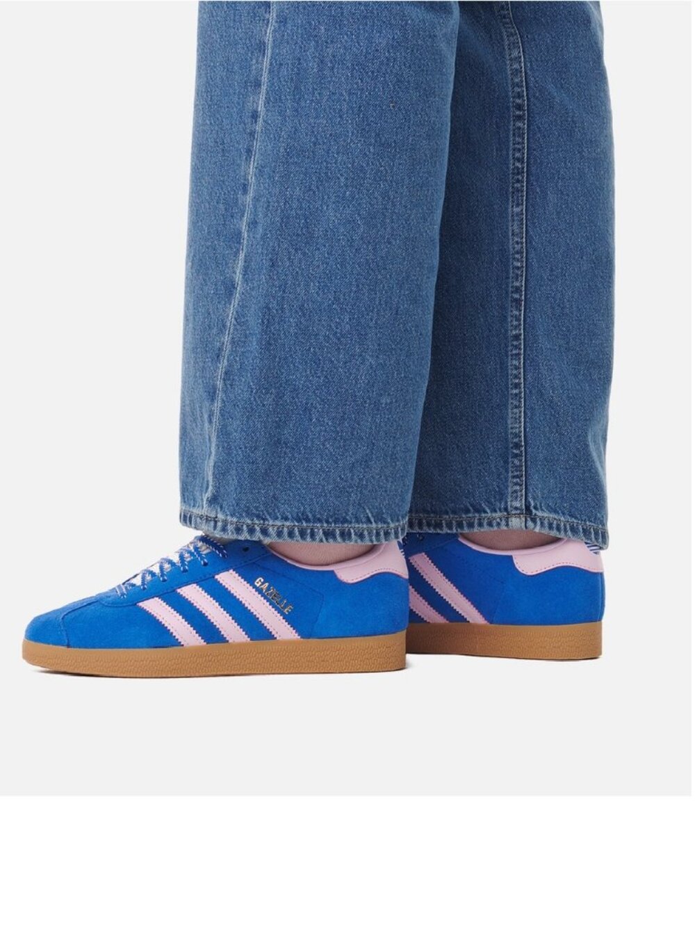 adidas Gazelle Women’s Sneakers Blue Classic Casual Trainers Retro Low Top Shoes